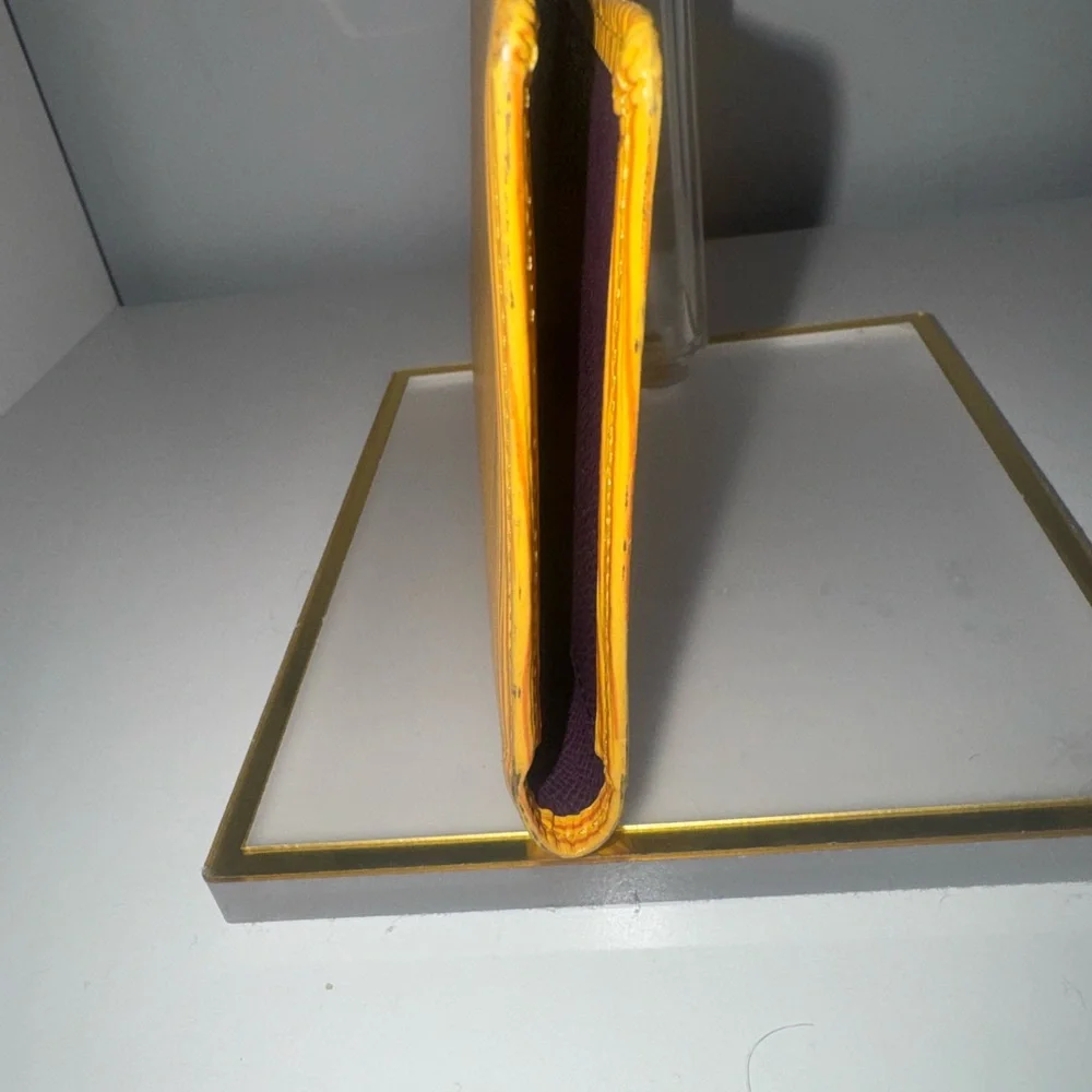 Louis Vuitton Yellow Epi Leather Travel Wallet